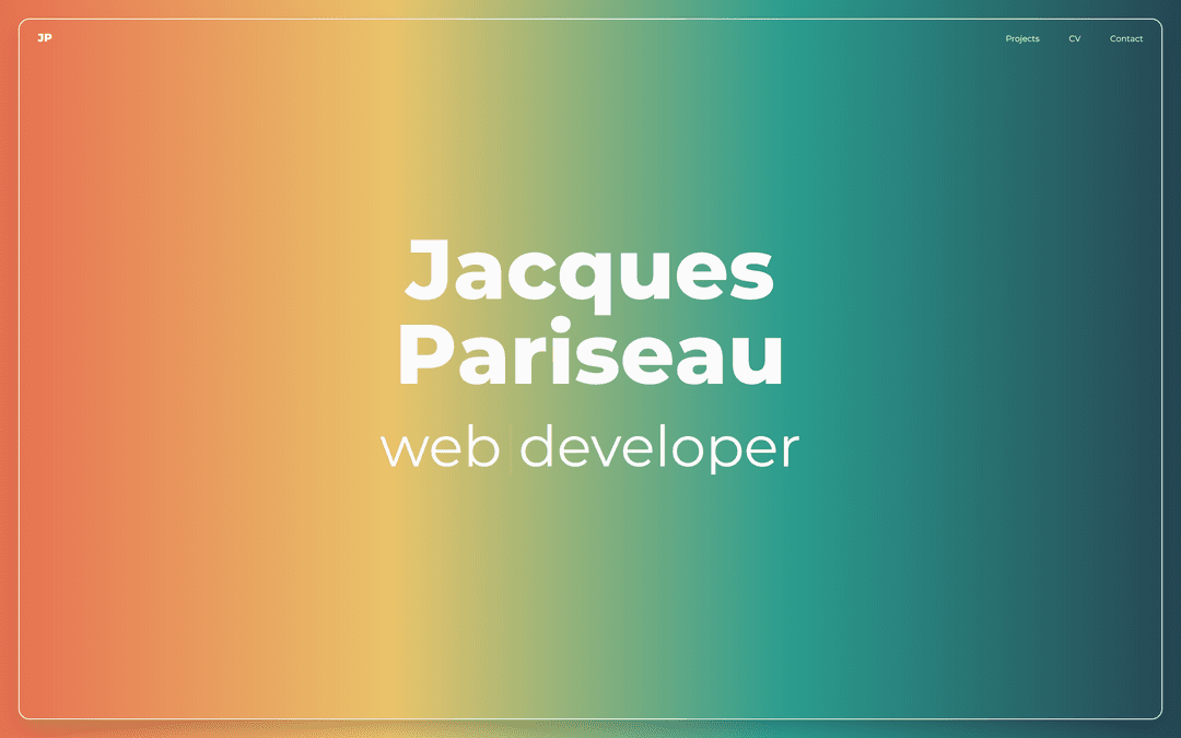 Personal NextJS web app